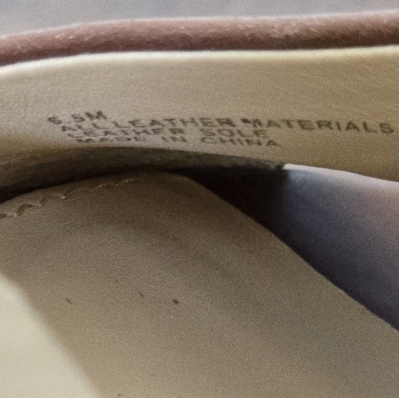 Antonio Melani Brinay Leather Slingback W/Block Heels Women's Size 6.5M - Picture 7 of 12